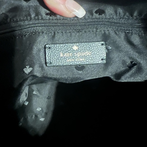 Kate Spade New York Black Floral Tote Bag EUC - Picture 12 of 16
